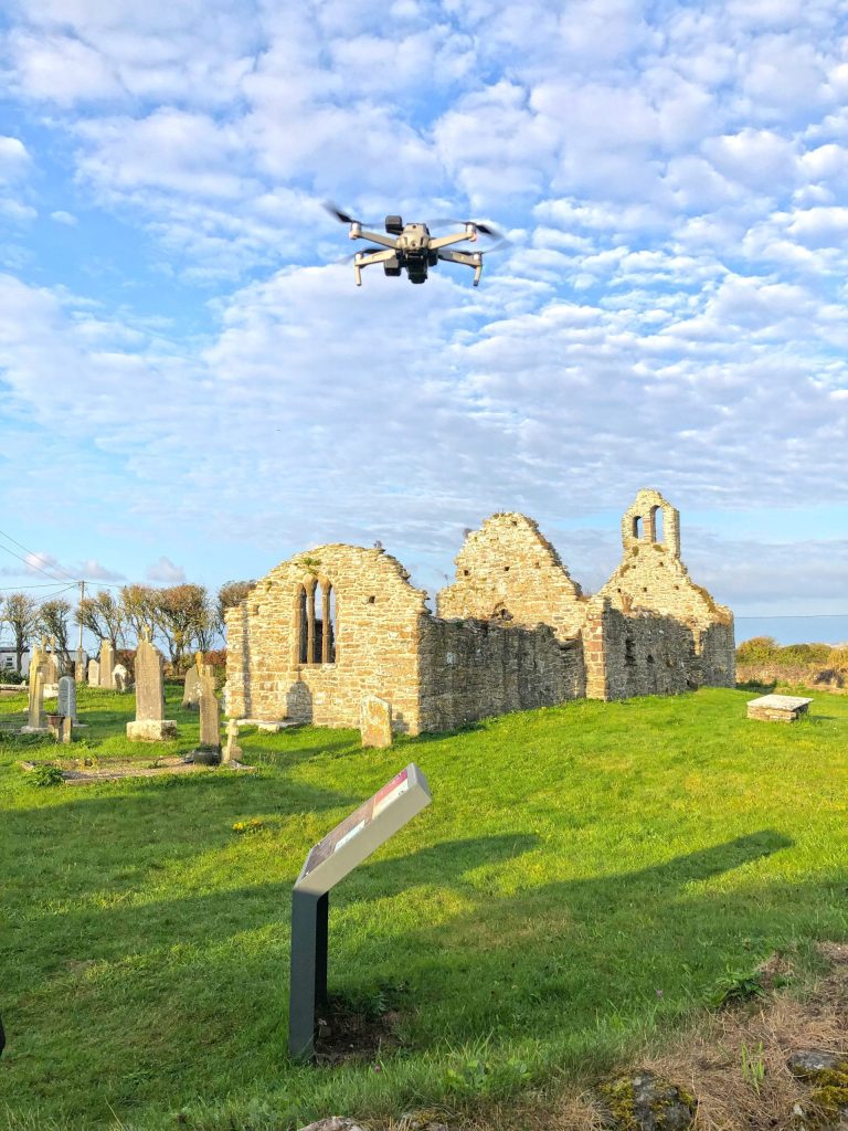 drone 360 filming